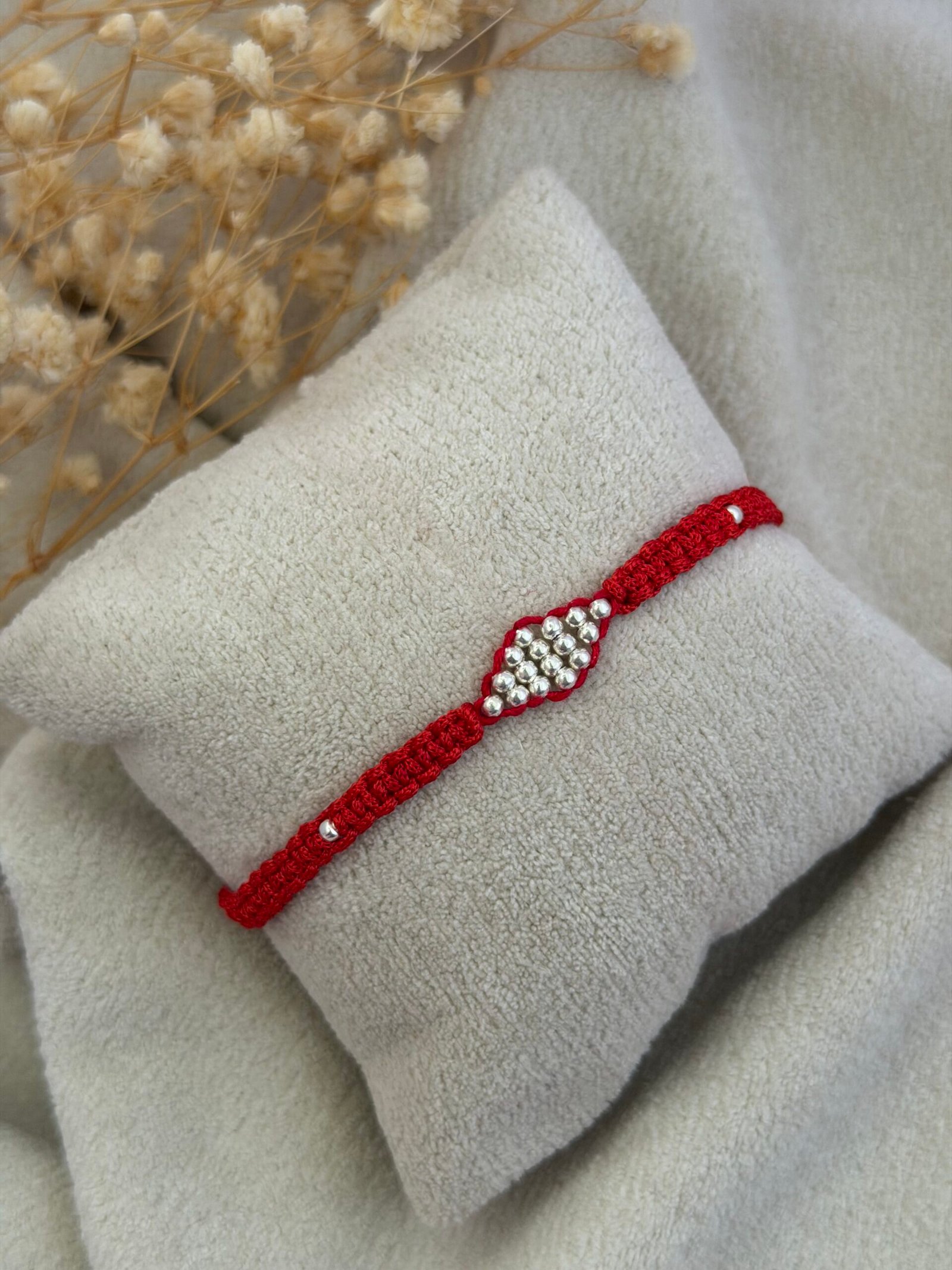 Barfi silver rakhi