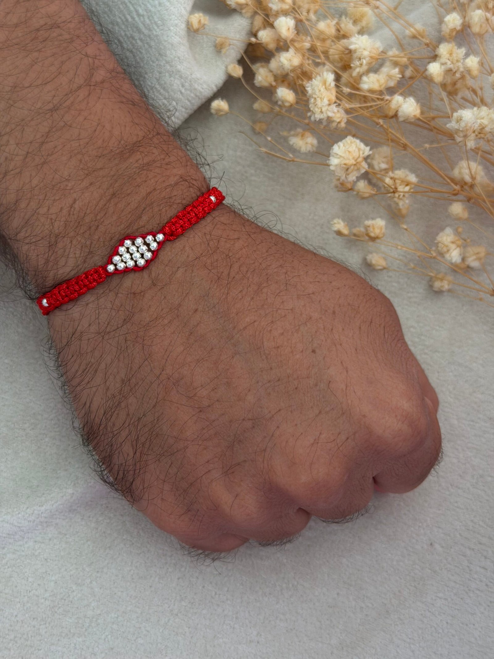 Barfi silver rakhi - Image 2