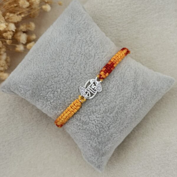 Bhai silver rakhi