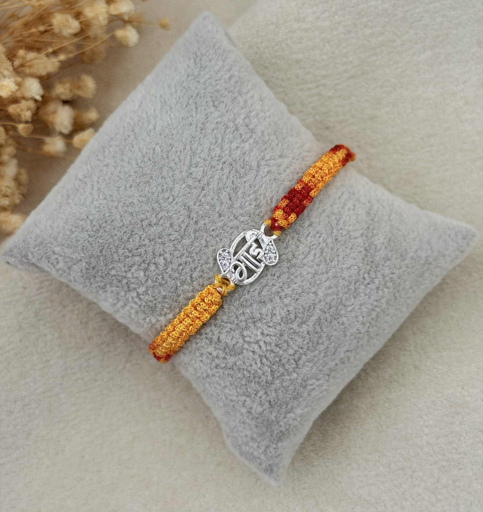 Bhai silver rakhi