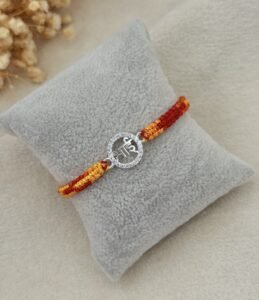 Bhai silver rakhi