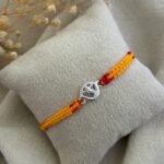 ganesha silver rakhi