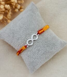 Infinity bro silver rakhi
