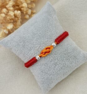 Infinity Knot Silver Rakhi