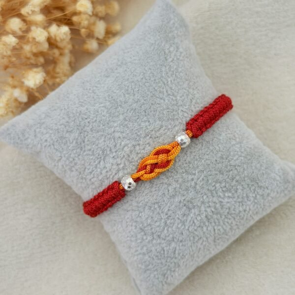 Infinity Knot Silver Rakhi