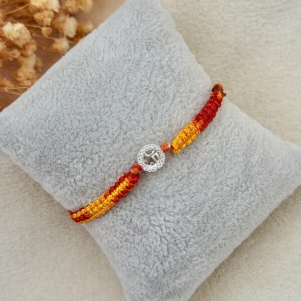 Maa silver rakhi