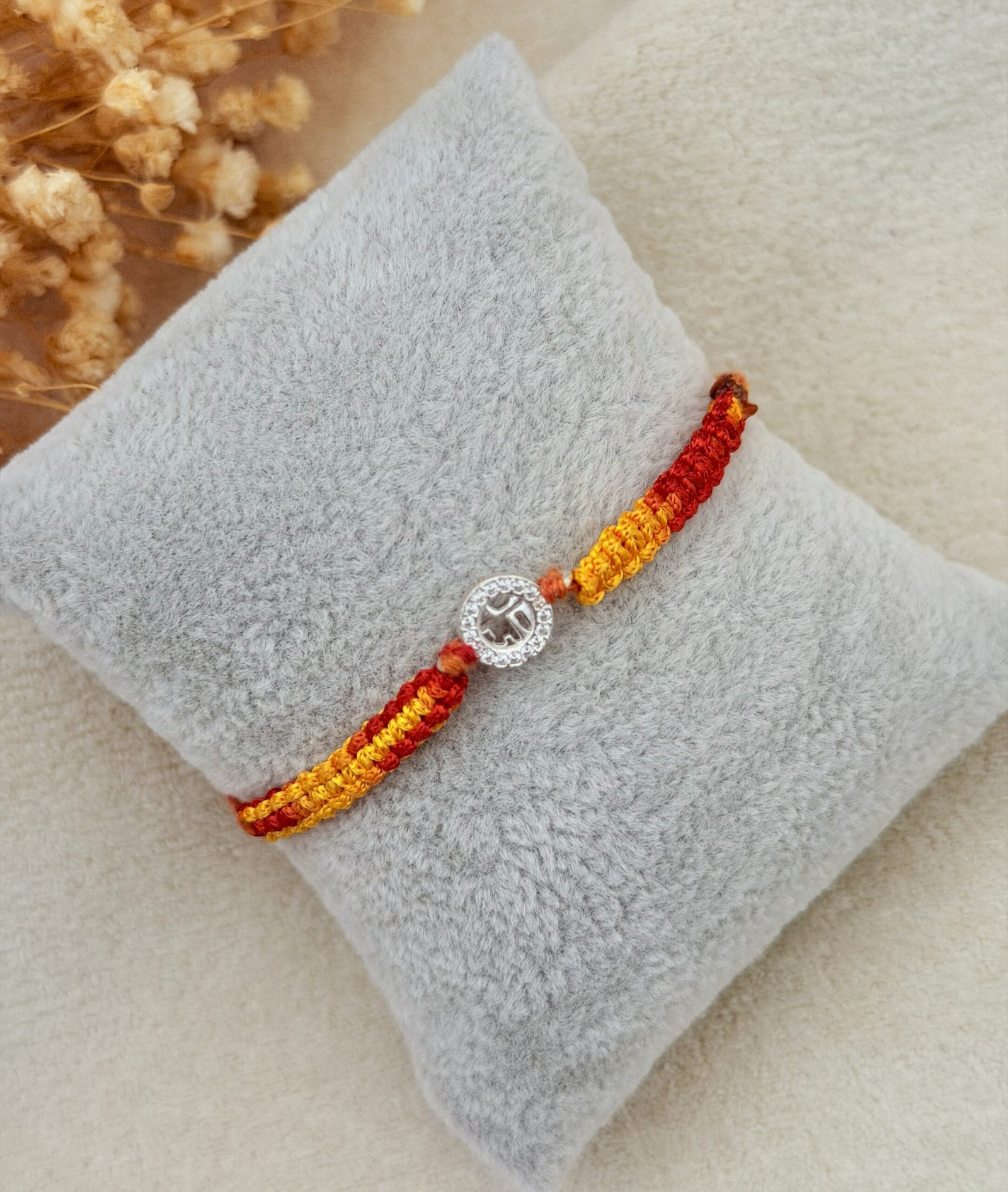 Maa silver rakhi