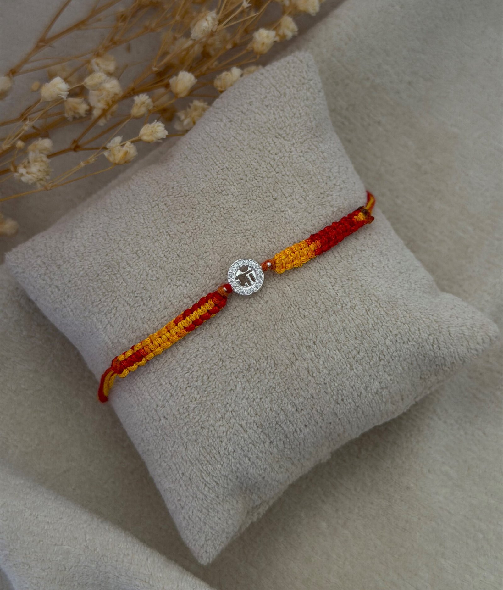 Maa silver rakhi
