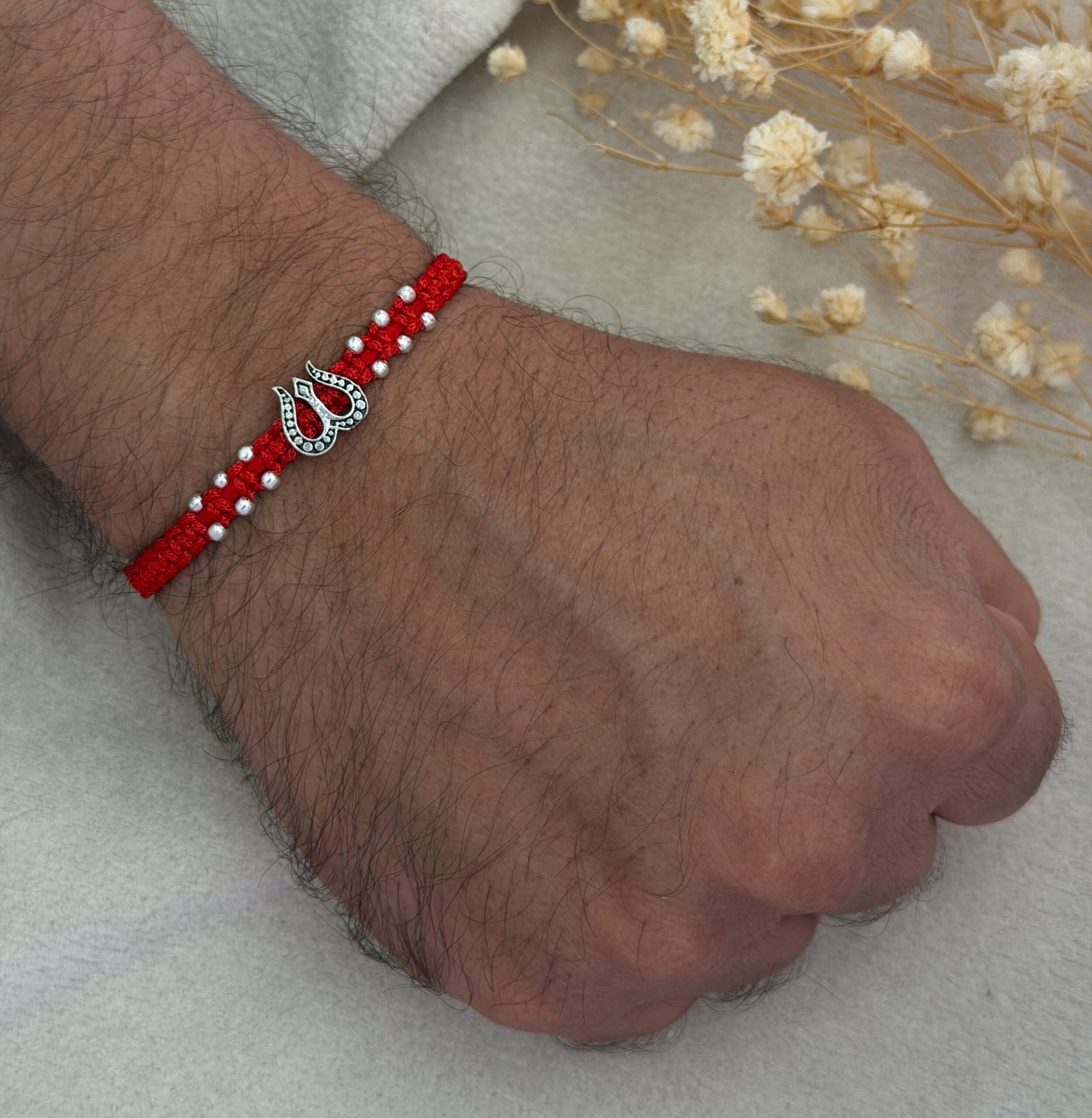 oxidised silver rakhi - Image 2